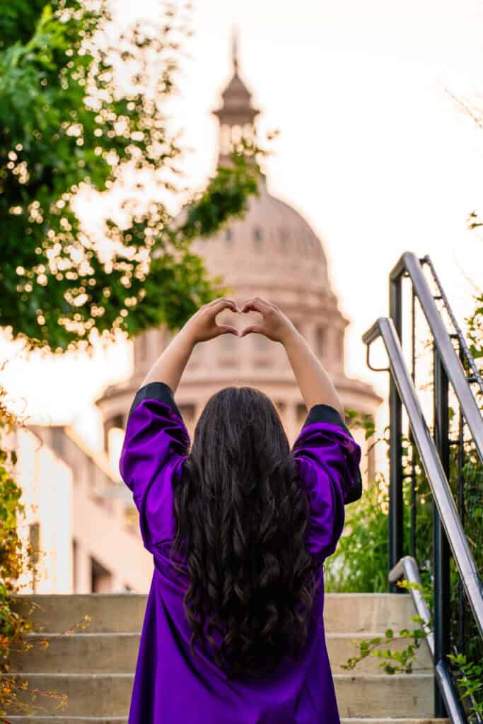 austin-senior-photographer-capitol-waterloo-greenway-purple