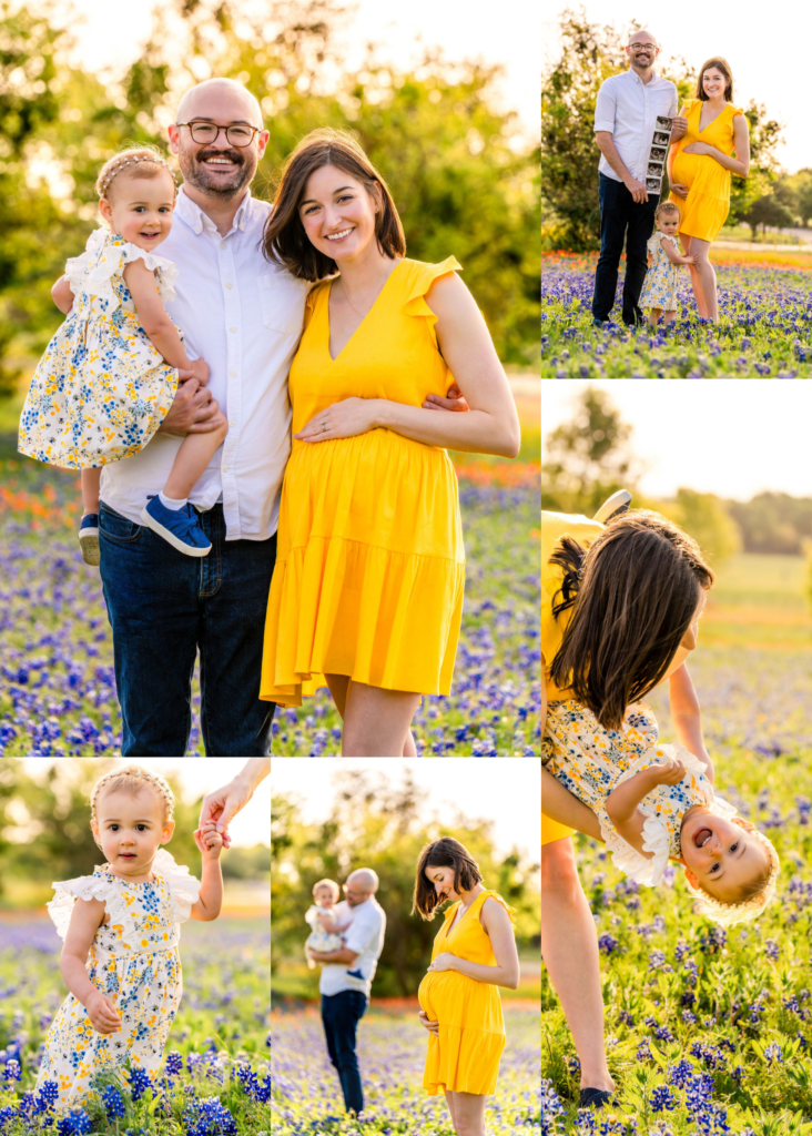 Bluebonnet maternity photos